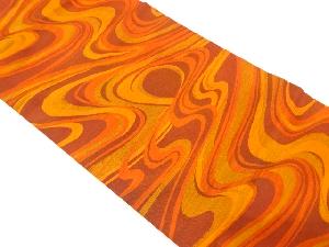 流水模様織り出し名古屋帯